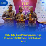 Ratu Tatu Raih Penghargaaan Top Pembina BUMD Tujuh Kali Berturut-turut