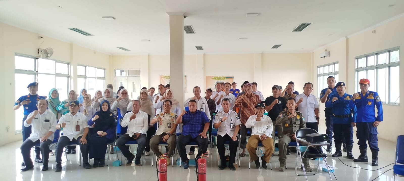 BPBD Kabupaten Serang Sosialisasikan Penggunaan Alat Pemadam Kebakaran Ringan